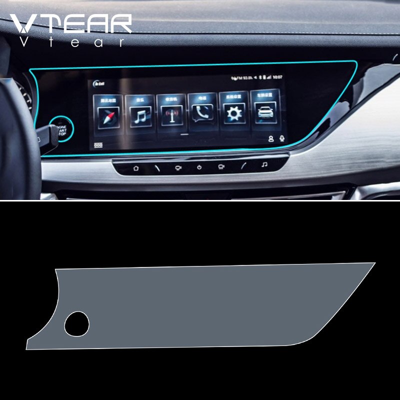 Vtear For Changan CS35 Plus GPS Navigation film sticker Car interior decoration dashboard trim air conditioning panel parts: Navigation