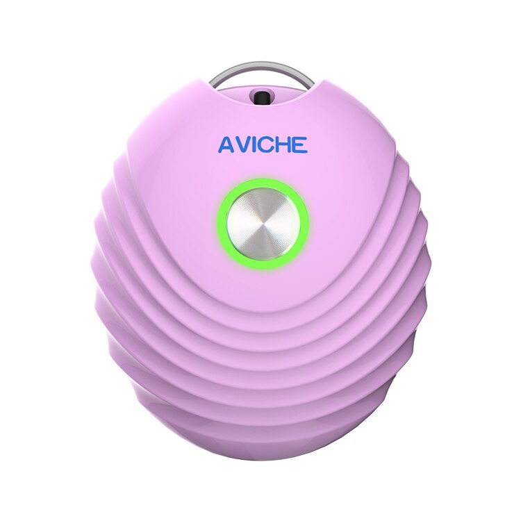 Personal Wearable Air Purifier Necklace/Mini Portable Air Freshener Ionizer/Negative Ion Generator/Low Noise for Adults Kids: Pink