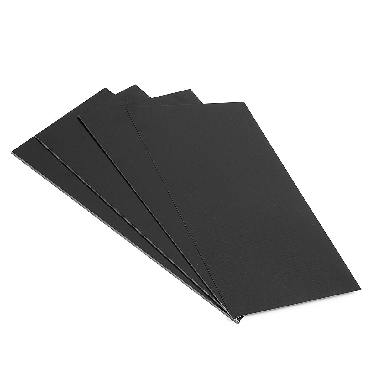 300 x 170mm sort glasfiber skabelon bordplade epoxy glasfiber  g10 fr4 glasfiber plade til håndværksartikler til håndværkere