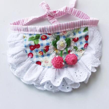 Süße Hund Lätzchen Haustier Welpe Hund Katze Spitze Bandana Halstuch Schal Zubehör Land Stil Kleine Mittelgroße Hunde Krawatte Dekor Zubehör: 3 / 18x10x45   5kg