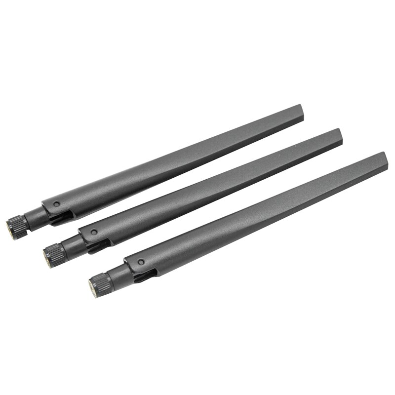 10 st metall wifi-antenn av rp-sma-gränssnitt med 5 dbi 2.4g/5g dubbelband trådlös wifi-antenn för asus rt -ac68u