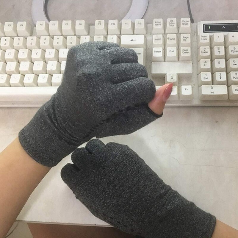 Guante de compresión para artritis reumatoide, guantes de mano con calor para escritura por ordenador, alivio del dolor de articulación artrítica, Tun carpiano