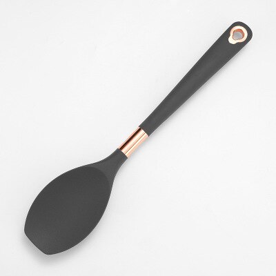 Silicone Kitchenware Cooking Utensils Set Heat Resistant Kitchen Non-Stick Cooking Utensils Baking Kitchen Cooking Accessories: E