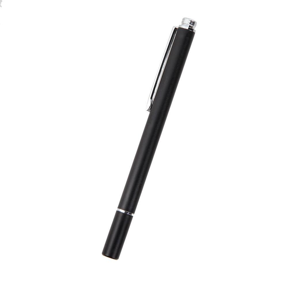Tablet stylus penna fin spets rund tunn spets kapacitiv stylus penna surfplatta pekskärm pennor för iphone ipad samsung: Svart