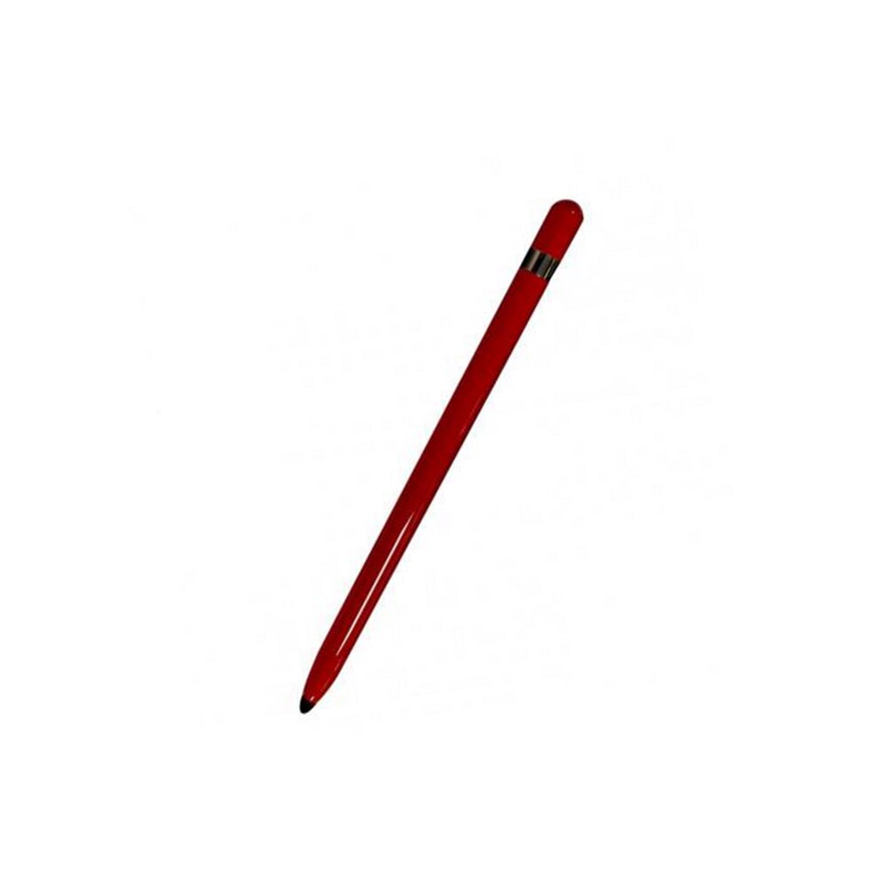 Touch Screen Pen Dual Heads Uiteinden Stylus Universele Vervanging Stylus Pen Zachte Penpunt Schrijven Tekening Capacitieve Touchscreen Potlood: Rood