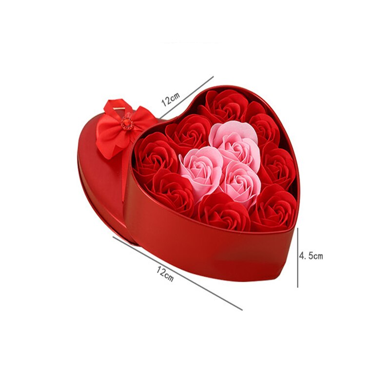 Rose space tørrede blomster kunstige blomster valentinsdag rose boligindretning rose i glas fødselsdag bryllup jul: Kærlighedsæske rose