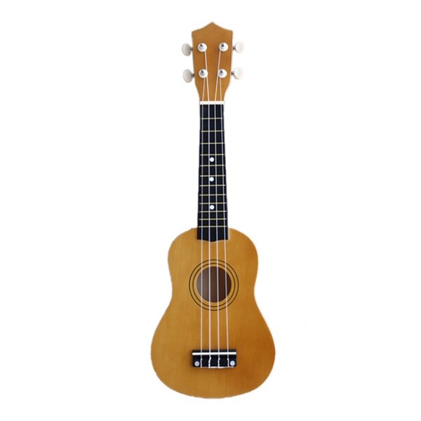 21 inch Sopraan Ukulele 4 Strings Hawaiian Gitaar Uke + String + Pick Voor Beginners kid (Zwart): Mocha