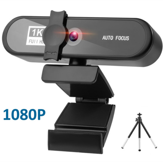 Webcam 1080P 2K 4K con microfono conferenza PC Webcam Autofocus USB Web Camera Laptop Desktop per ufficio riunione Home Full HD Webcam: 1080p