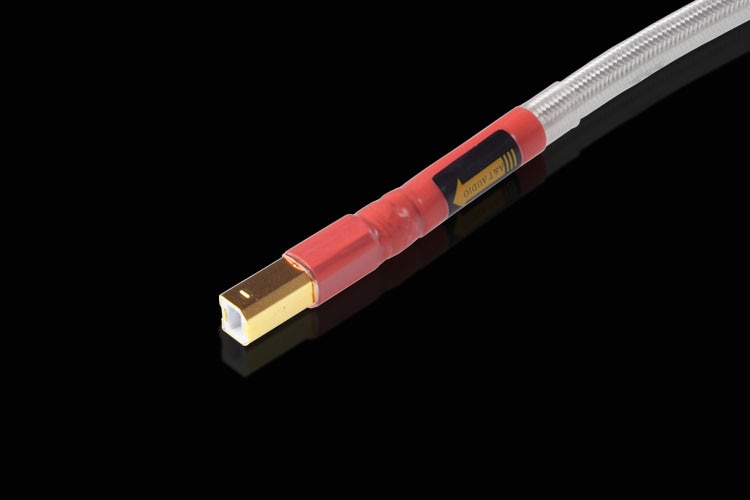 Cable usb Hifi Chapado en plata de Kuang, Cable USB de tipo A B DAC, Cable usb de datos