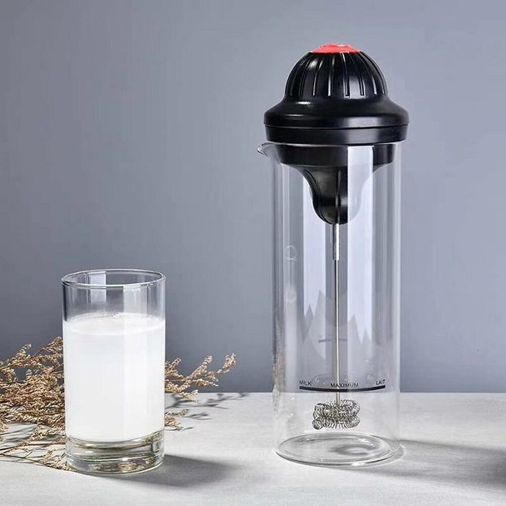 Mousseur à lait électrique, en acier inoxydable, Double maille, pour faire mousser le café