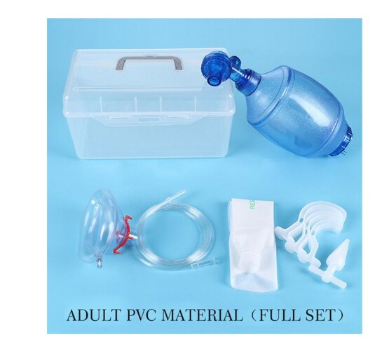 DE Beatmungsbeutel Ambu Notfall Sac Sauerstoffschlauch Ambubeutel Erste Aids-hilfe pour Adulte/Enfant: adult set