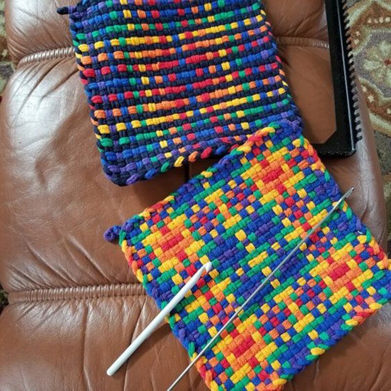 Plastic Mesh Cloth Bag Rug Latch Locker Hook Supplies Mesh Cloth Hook DIY Kit Rug Decoration Crafts 150x100cm