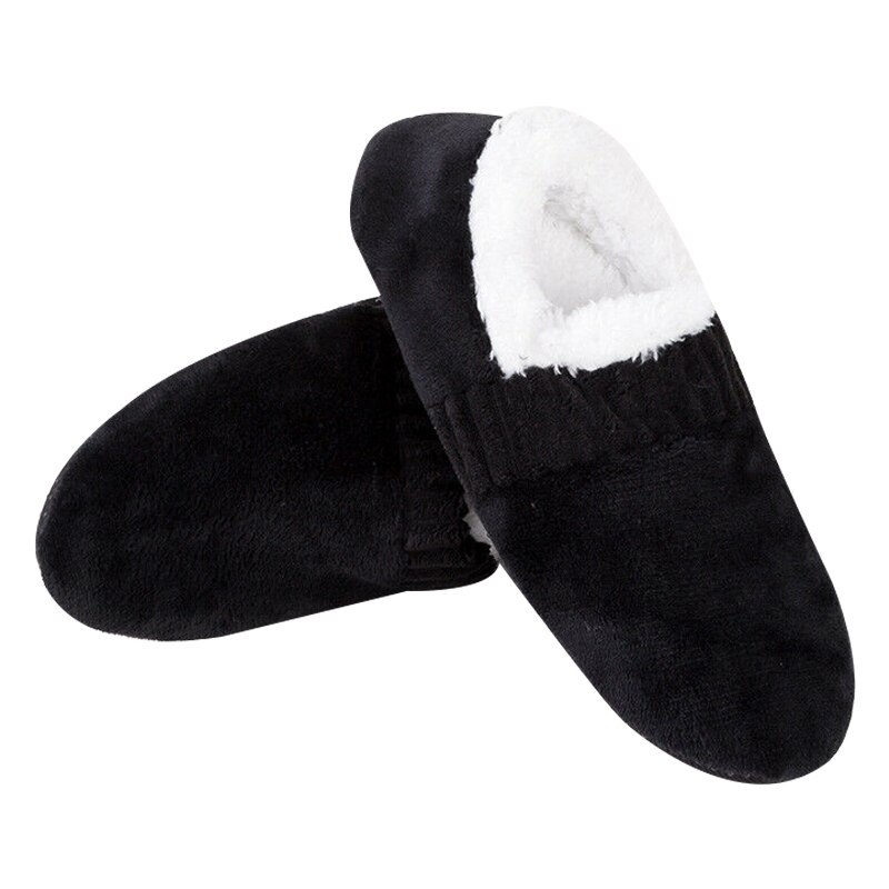 Men Soft Slippers House Floor Socks Anti-slip Indoor Winter Warm Slipper J55