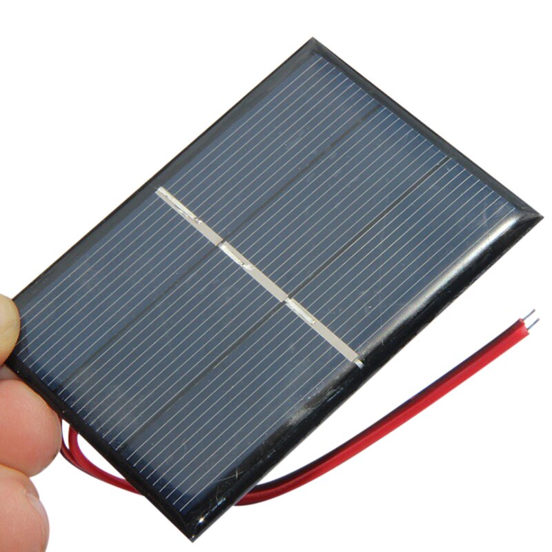 Mikro mini solceller kompakt 80 x 60mm solpaneler magt hjemme diy projekter legetøj & batteriopladere dq