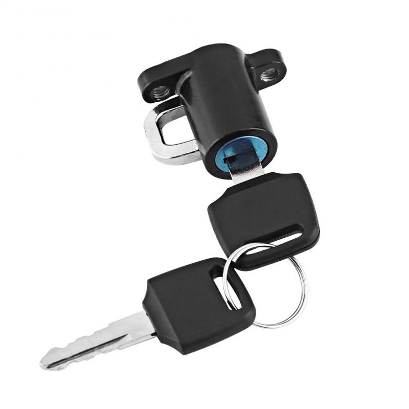 Universal- Motorrad Helm sperren Motorrad Fahrrad Helm sperren Auto-Styling Hängen Haken Helm Quad sperren Haken Mit 2 Tasten einstellen