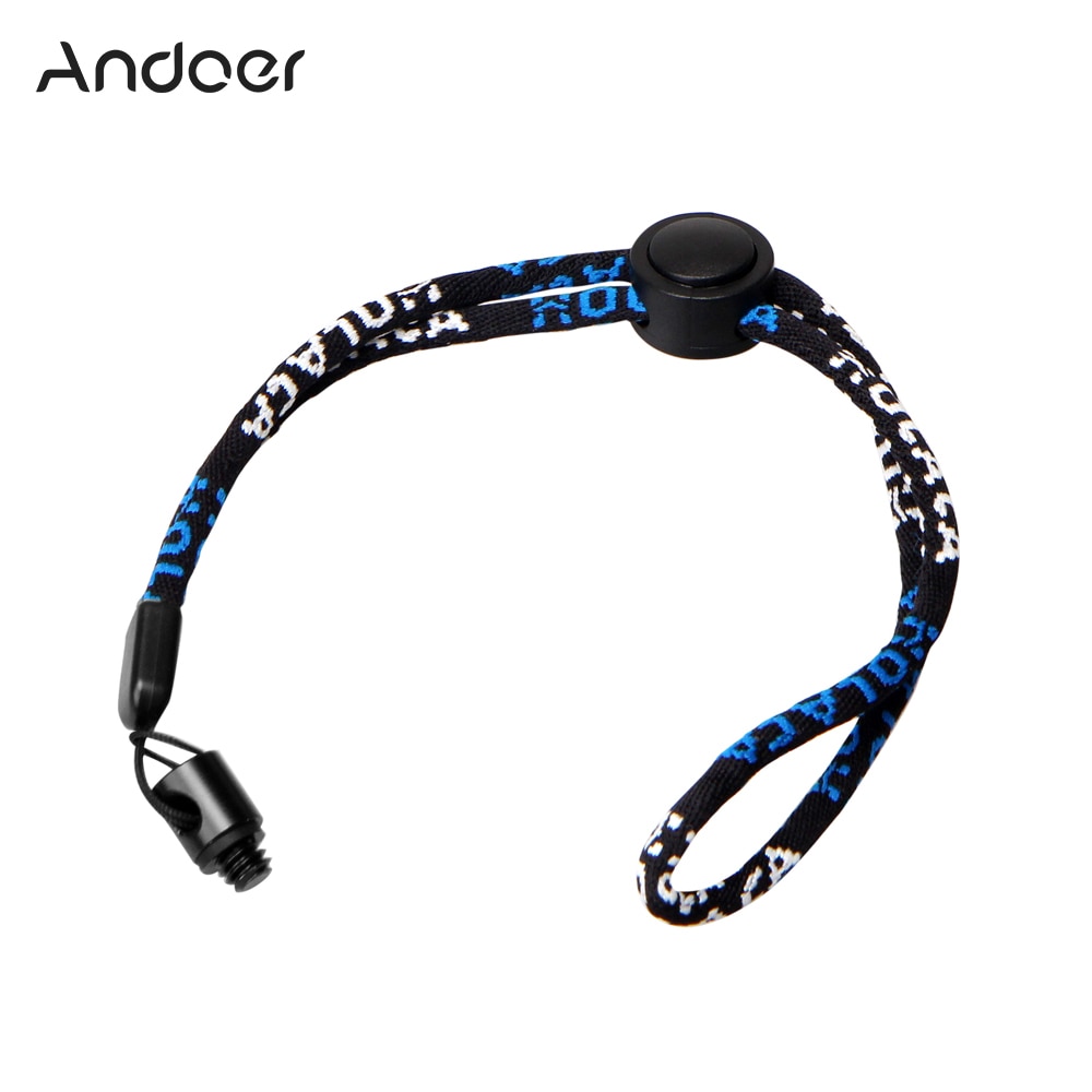 Andoer Camera Neck Wrist Strap with Screw Nut Kit for Ricoh Theta S & M15 for LG 360 Cam for Samsung Gear 360 Camera Camcorder