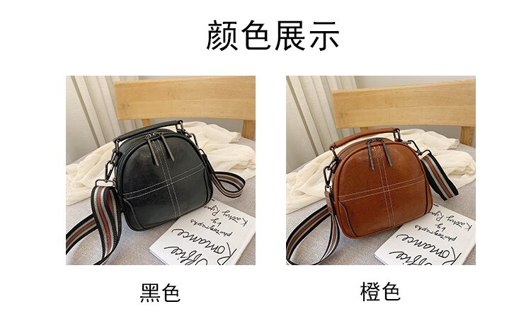 Neue frauen tasche schulter tasche handtasche kleine runde tasche