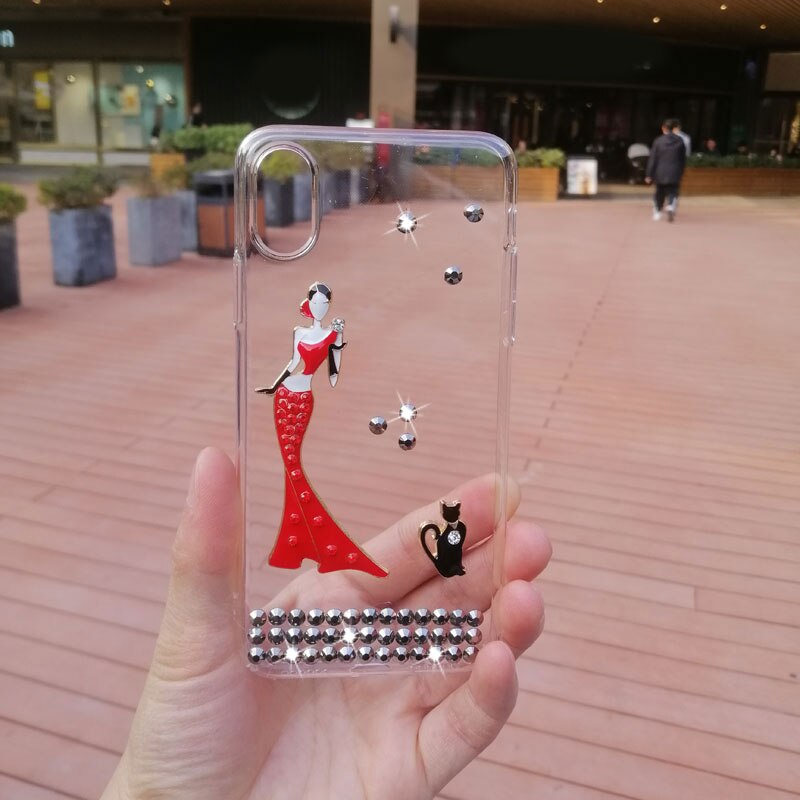 Für Redmi 9A Fall Luxus Glitter Diamant Telefon Fall Für Xiaomi Redmi 9A 9 EINE 6,53 zoll Strass Silikon zurück Abdeckungen: A19