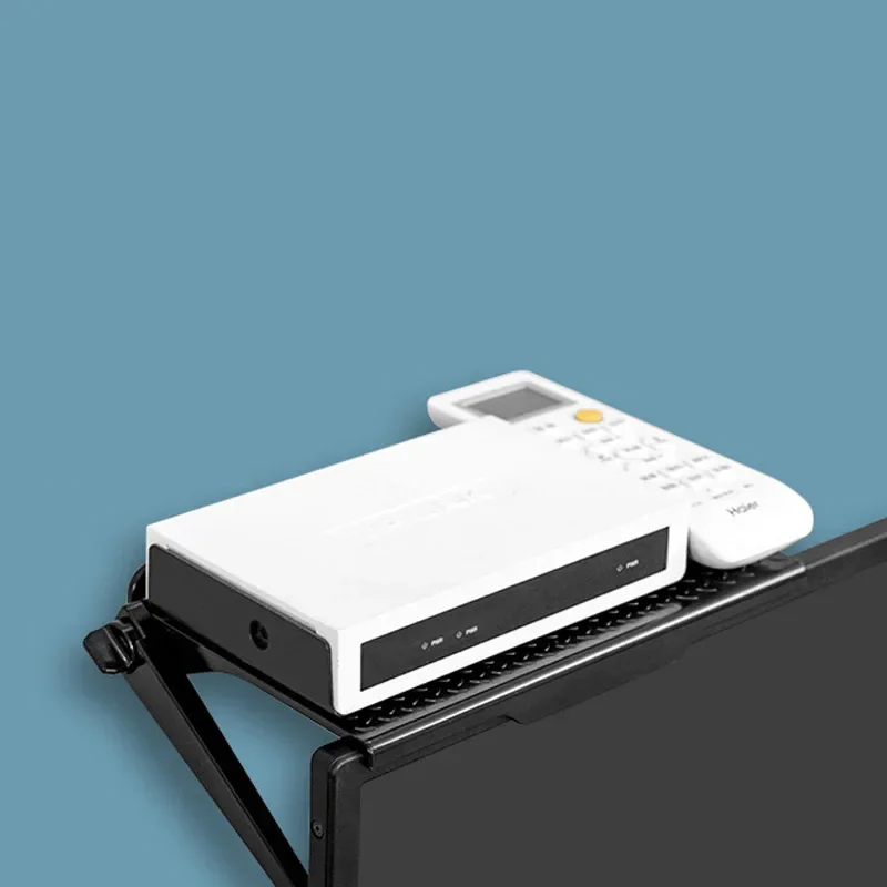 Estante de almacenamiento superior ajustable para pantalla de TV, soporte para Monitor de ordenador, soporte de escritorio, estante de exhibición para TV, estante de almacenamiento