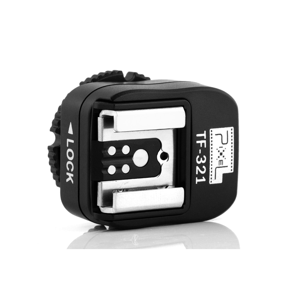 Pixel TF-321 TTL zapata para Flash Adaptador de zapata para Flash Convertidor para Canon 580EX 550EX 600D 700D 70D 6D 60D 550D 5D cámara y Flashgun