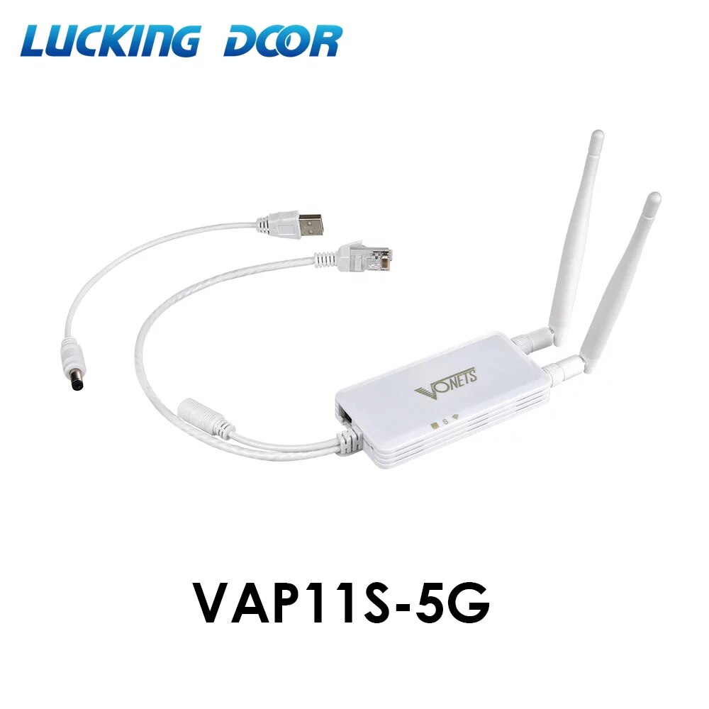 Vonets VAP11S-5G Mini Router Wifi Bridge Wifi Repeater Ap Signaal Versterker Wifi Adapter Router Dc 5V-24V