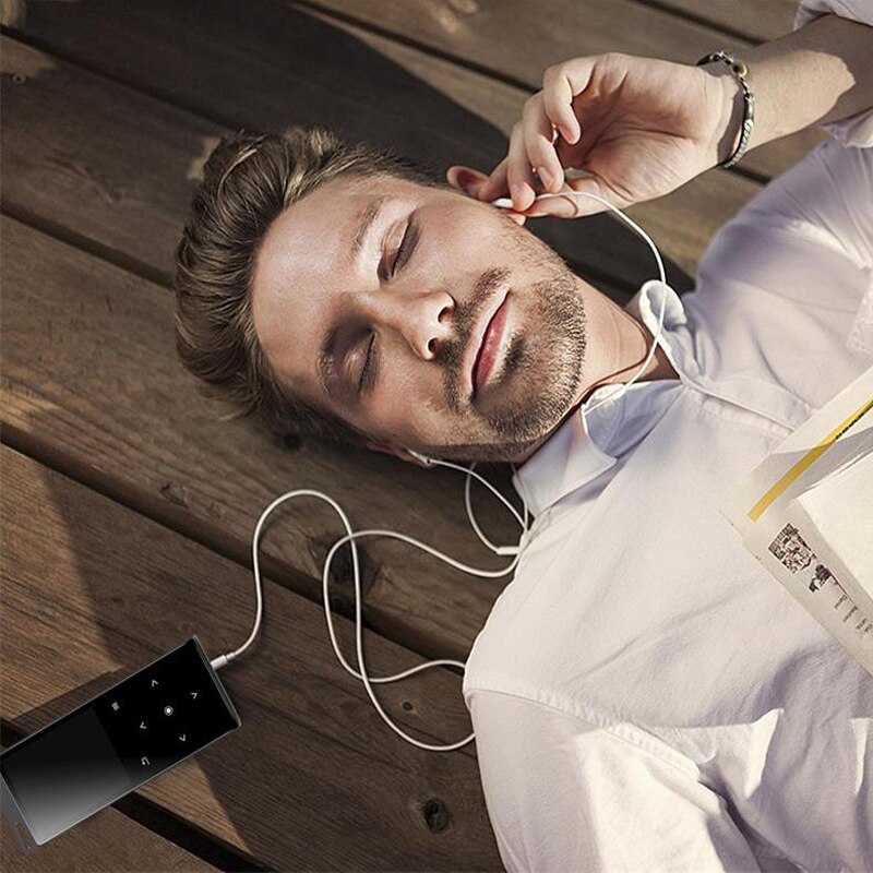 Reproductor MP4 Bluetooth 4,0, con altavoz, botón táctil, sin pérdidas, HiFi, con E-book, Radio FM, reproductor de vídeo, novedad de
