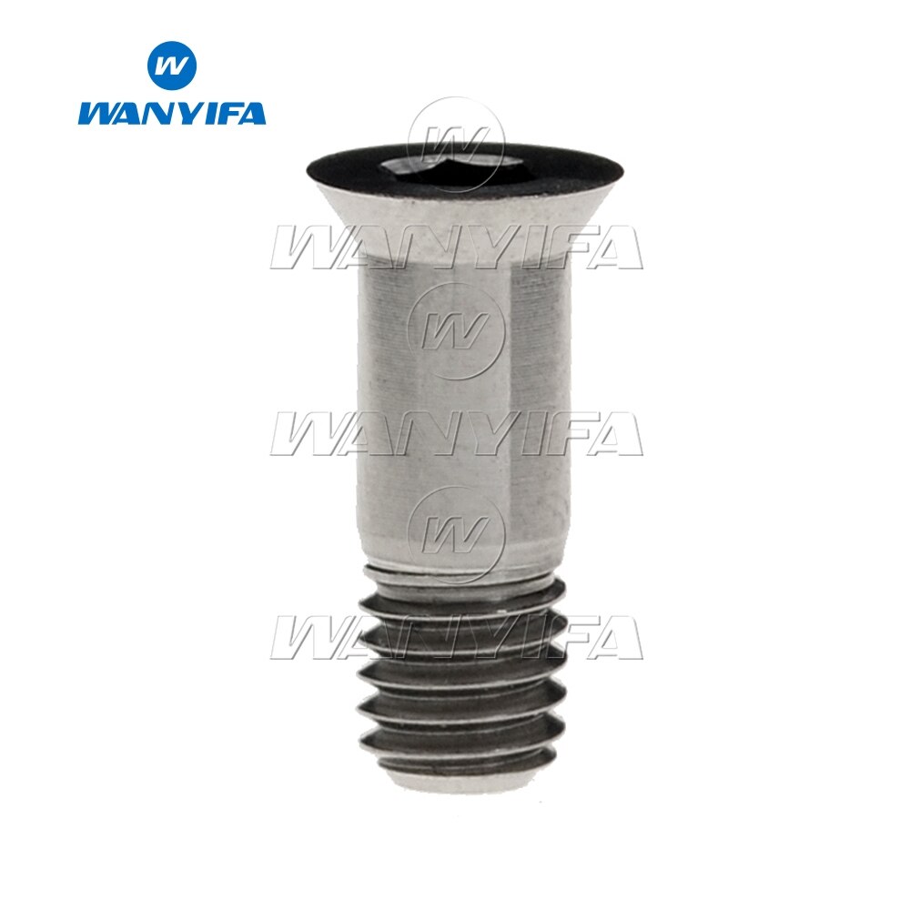 Wanyifa M5X14.5mm Cycling Bicycle Titanium Ti Rear Derailleur Jockey Wheel Bolts MTB Bike Riding Guide Roller Bolt Screw