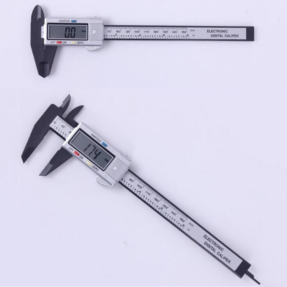 Electronic Vernier Caliper Calliper Micrometer Plastic Instruments 1PC Digital Ruler 6 Inch Digital Vernier Calipers