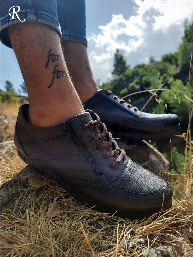 Lente ademende schoenen zakenman casual laarzen dagelijks gebruik jurk onder broek handgemaakte schoen kalkoen zwart bruin