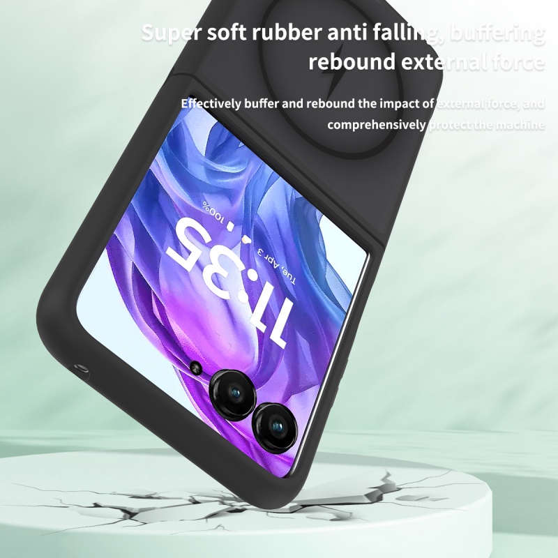 Magnetic Case For MOTO RAZR Pro Ultra Case For Magsafe Wireless Charging Matte Translucent Hard Armor Cover