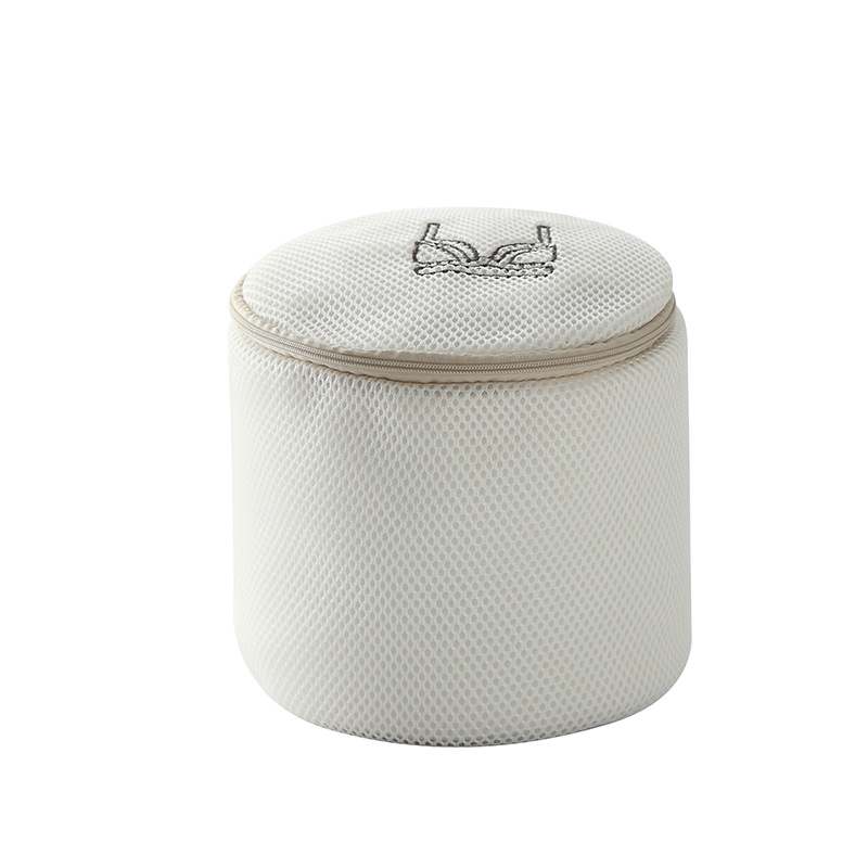 Laundry Bag Thickened Beige Honeycomb Mesh Fabric Laundry Bags Ball Underwear Socks Suits Clothes Washing Cleaning Net Bag: 20X30cm