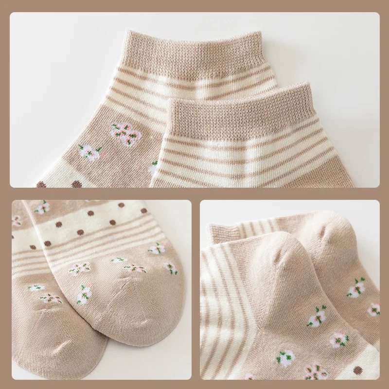 Calcetines bonitos de animales de dibujos animados, calcetín de gato y oso para mujeres y niñas, calcetines cortos divertidos de corte bajo, calcetines tobilleros de algodón invisibles Kawaii, talla 35-41