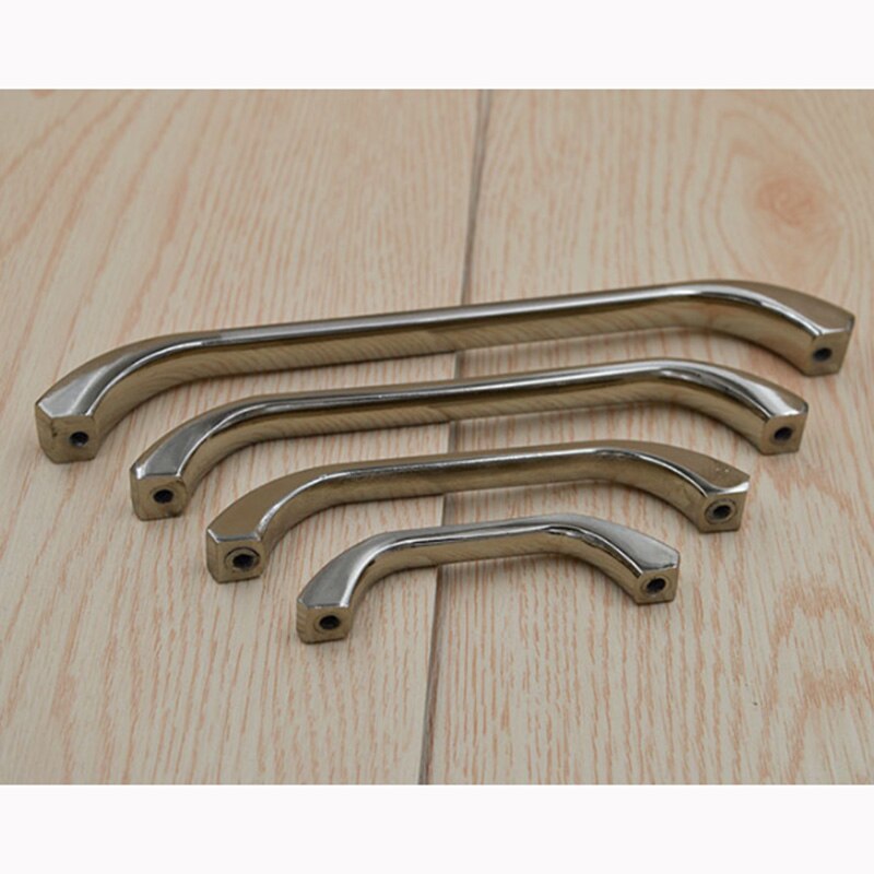 Couplecol-tiradores de acero inoxidable para puerta de armario de cocina, de níquel satinado, con arco, tirador del mango