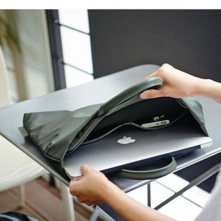 Aktetas laptoptas laptop notebooktas dames reistas zakelijk slanke handtas 15.6 inch macbook pro pc hoes