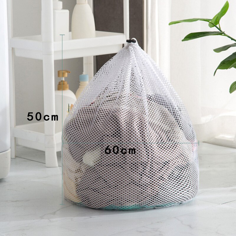 Drawstring Washing Bag Fine Mesh Machine Washing Special Protective Washing Bag Thickened Mesh Bag Large Mesh Washing Bag: 03
