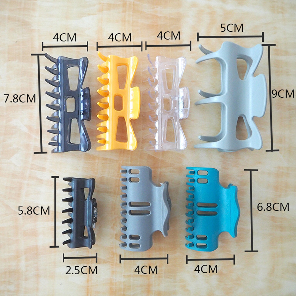 20pcs High Temperature Resistant Perm Clip Salon Rollers Flexi Rods Fluffy Clamp Hair Claws ABS Plastic Crab