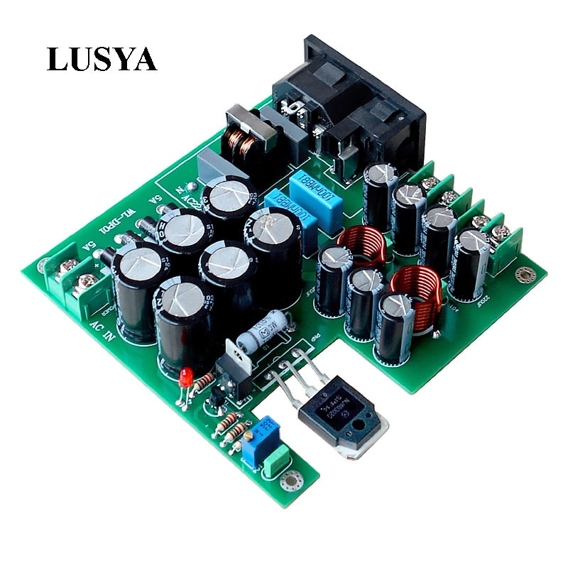Lusya 3-Stage Filtering 50W Dc Lineaire Voeding DC12V Voor Upgrade Audio Speaker Aanverwante Apparatuur Nas Cas pc Hifi A8-009