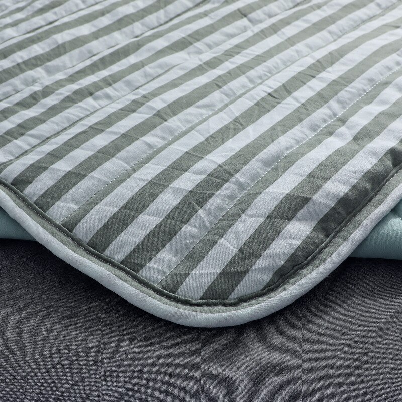Vasket bomuld utrykt plaid sommerkøler hudvenlig børneklimaanlæg sommer tynd quilt quilt kerne  lb62702