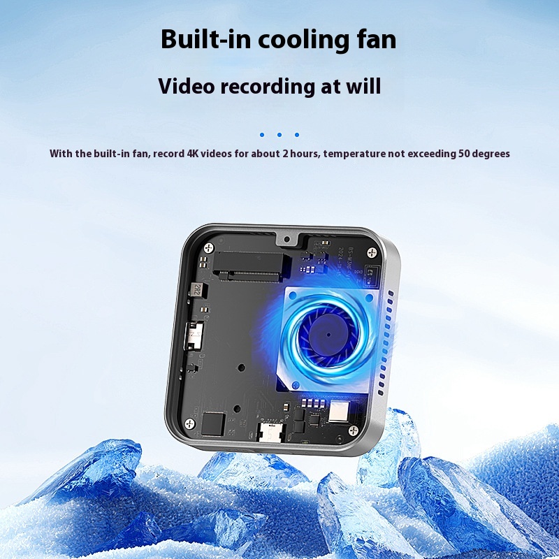 M.2 NVMe Type-c Phone Magnetic SSD Enclosure with 10 Gbps 2T for IPhone Tablet Compatible Model NVME Both 2230and2242 SSD Dock