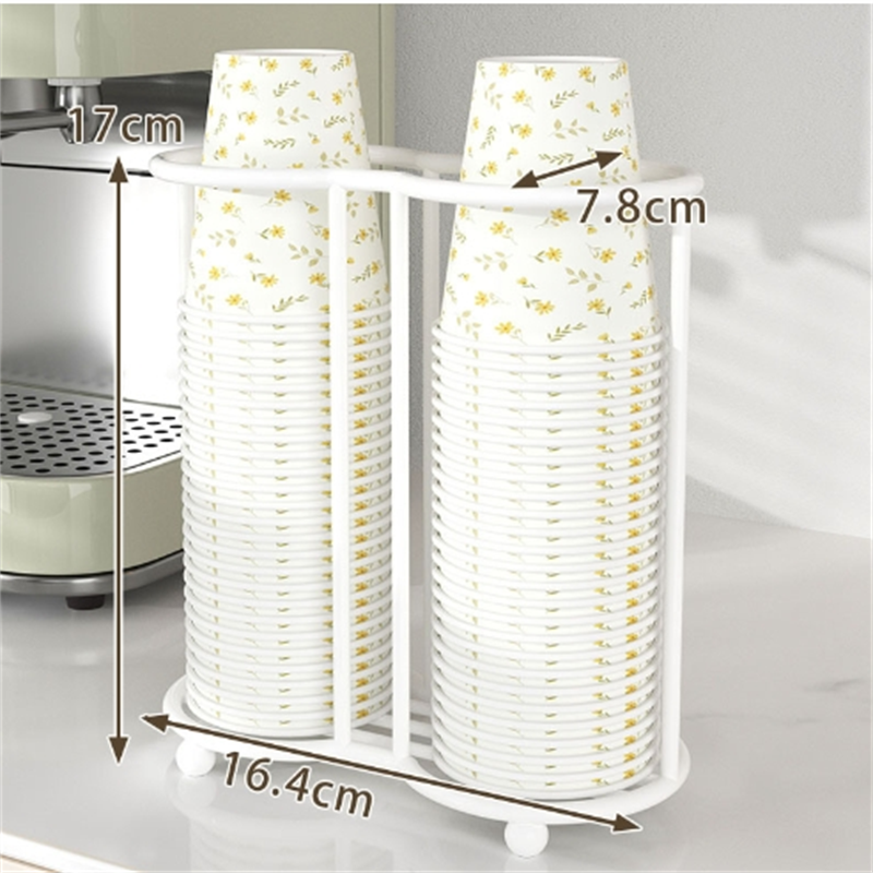 Küche Papier Tasse Halfter Einweg Tassen Pflücker Multifunktionale Schreibtisch Tasse Lagerung Gestell Haushalt Kaffee Tasse Halfter Für Hause: Schwarz