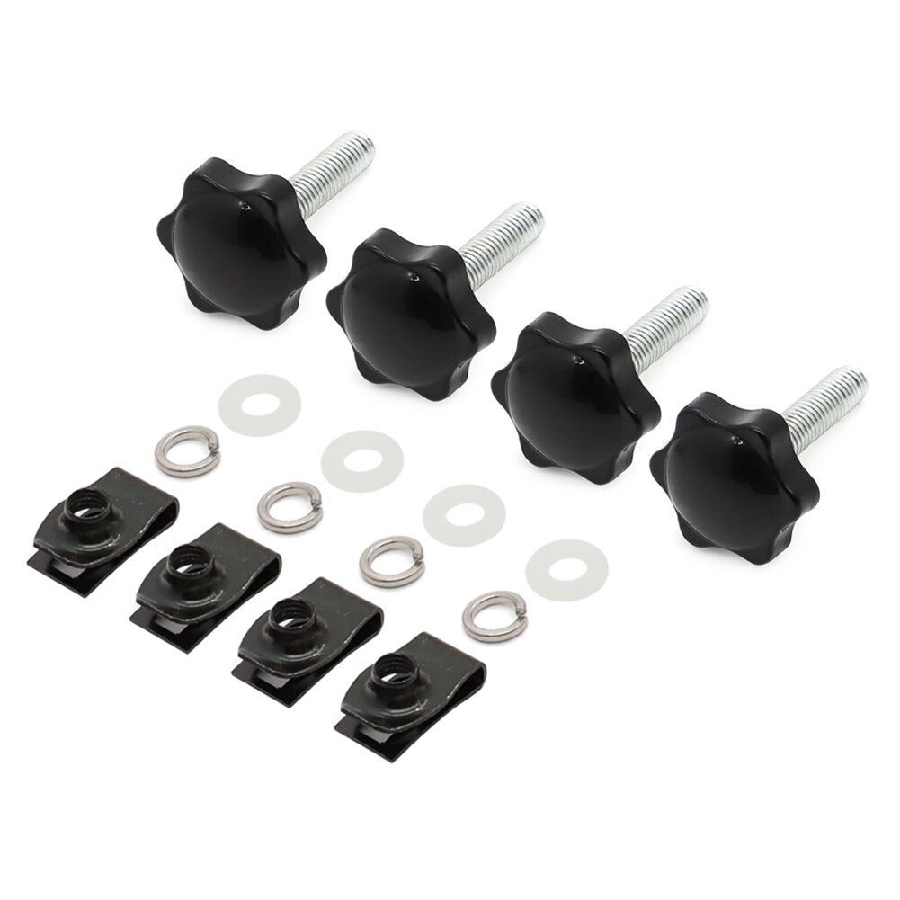 Kit de vis de montage pour sac de selle, antivol, pour Harley Touring sécurité 1994 – , boulons de quincaillerie de verrouillage de sac de selle 4 pièces: Default Title