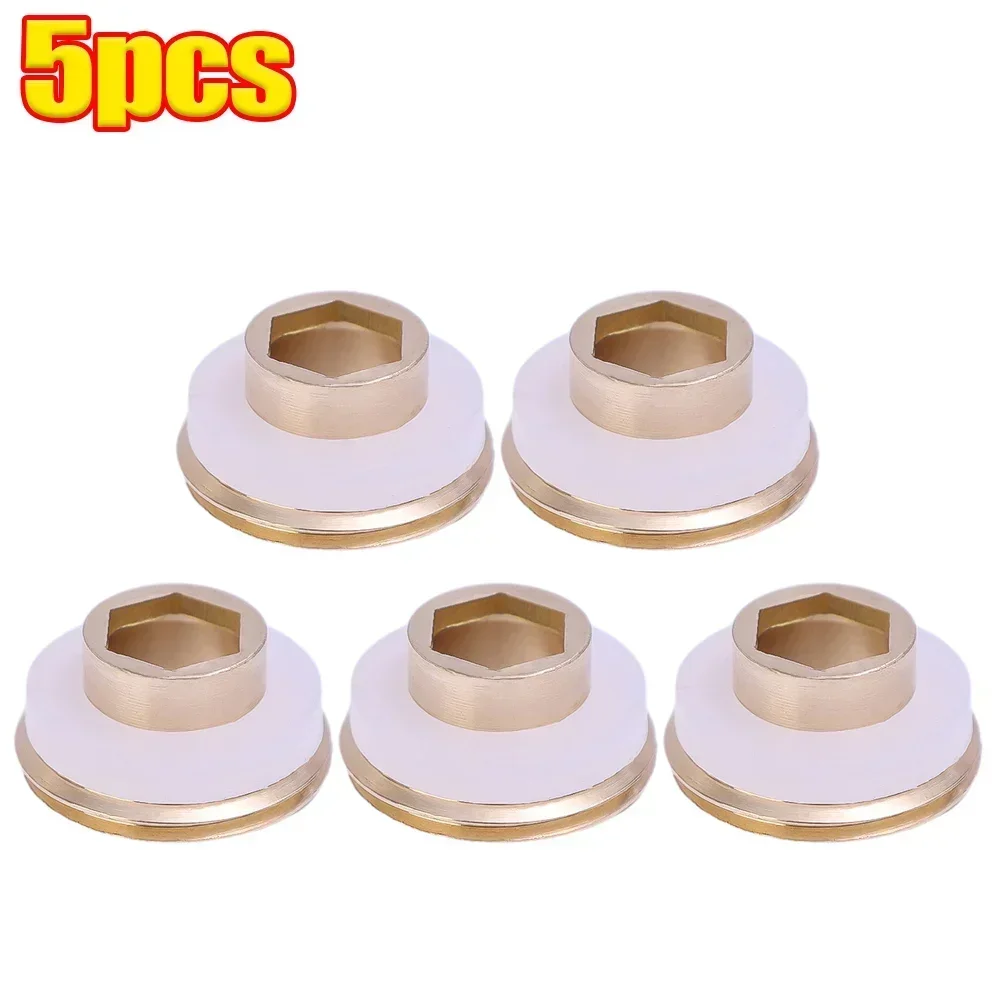 Vandhane messing hurtigpakningsskiver vandhaneventil lækagesikre tætningsringe pakninger vvs-propper badeværelsesbruserhane tilbehør: Gennemsigtig