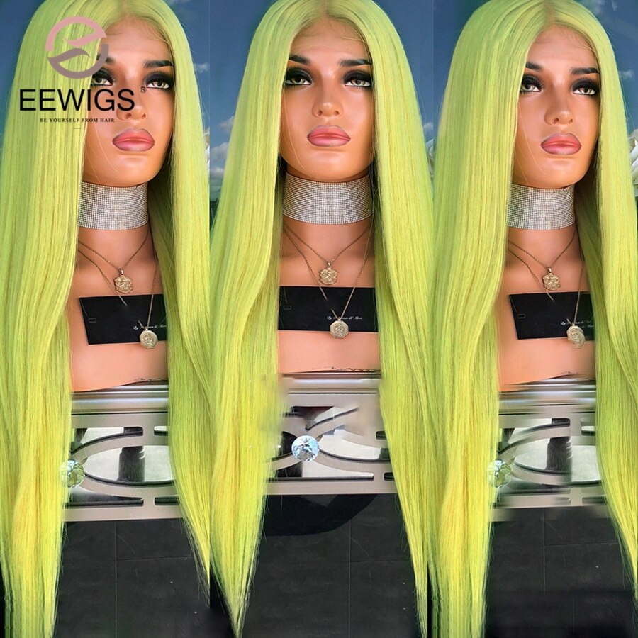 Eewigs Rose Roze Pruik Platina Blonde Synthetische Lace Front Pruik Met Korte Zwarte Wortels Lijmloze Lange Rechte Pruiken Voor Zwarte vrouwen