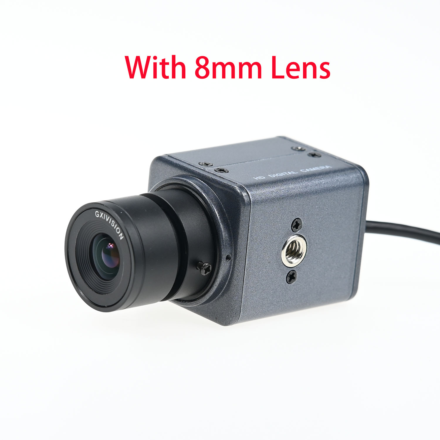 OV9281 Global Shutter, 120fps USB-camera 720p zwart-wit, hoge snelheid mini-box-webcam, met 5-50 mm 2,8-12 mm varifocale lens, 1280x720: Black