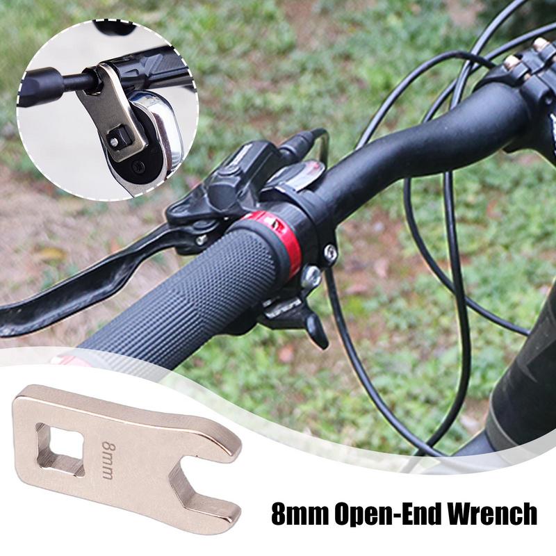 Fahrrad 8 mm Gabelschlüssel mit 1/4 Zoll Drehmomentadapter Stahl MTB Rennrad hydraulischer Scheibenbremshebel Leitungsschraubenwerkzeug