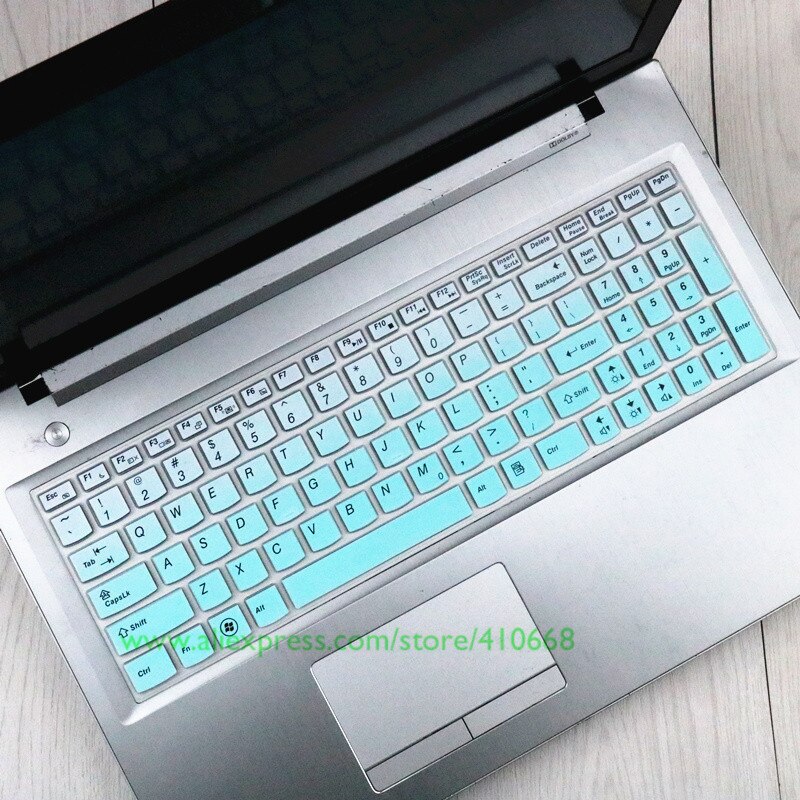 Silikon Tastatur Schutz Abdeckung Haut für Lenovo G580 G570 G575 G585 G510 G505 G500 G501 G700 B580 B570 B575 B575E b590 M5400: Gradualskyblue