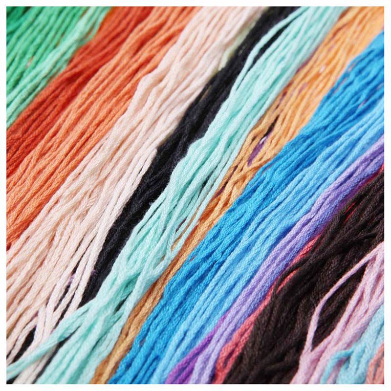 DIY Hand Knitting Count Cross Stitch Set Embroidery Set 14CT Cat Hammock Pattern Cross Stitching 25*17cm Home Decoration