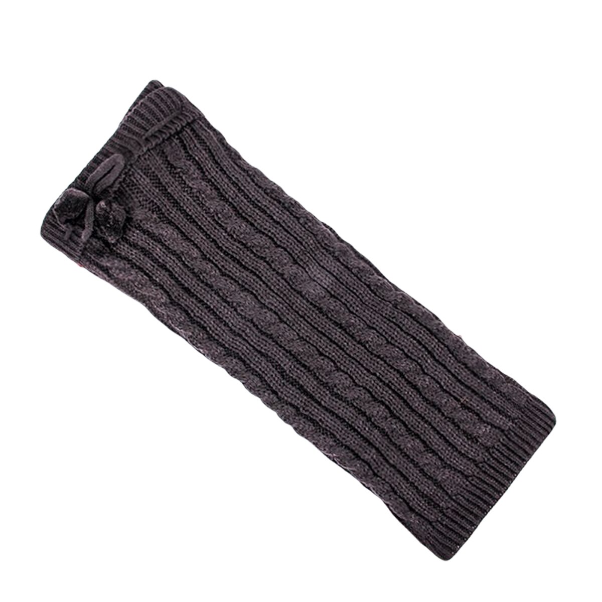 Calentador de piernas femenino Color sólido media de punto protector de pierna para mujeres gris claro/Gris oscuro/café/púrpura