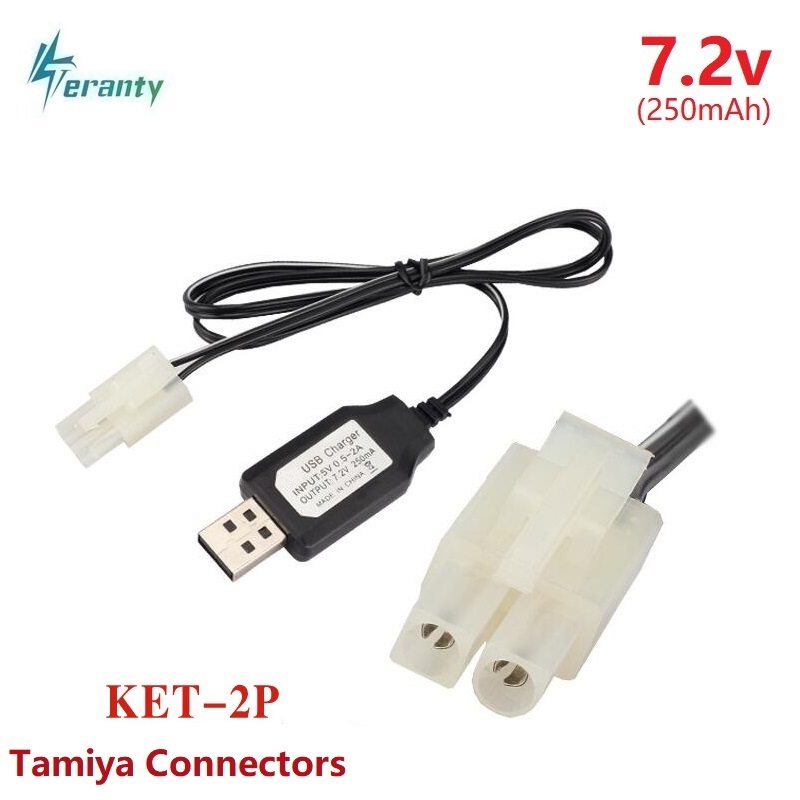 Chargeur 7.2v 9.6v pour batterie NiCd NiMH, entrée 100v-240v, sortie 7.2v 250ma avec prise Tamiya Kep-2p, prise 9.6v pour jouets RC