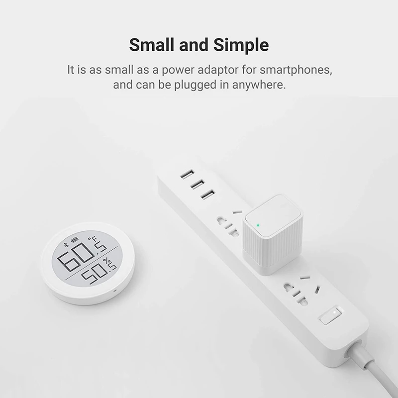 Qingping-concentrador de puerta de enlace Bluetooth, dispositivo Compatible con WIFI, vista remota, subdispositivo de datos, enlace inteligente para el hogar, Xiaomi Mijia Mi Home